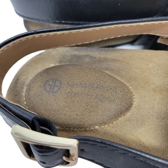 Giani Bernini Faux Leather Open Toe Slip-on Ramonaa Slingback Slide Sandal 7.5 M - Picture 6 of 7